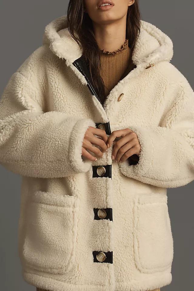 By Anthropologie Hooded Sherpa Jacket Product Image