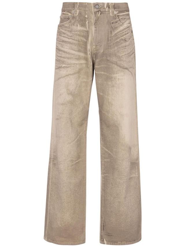 garment-dyed jeans Product Image