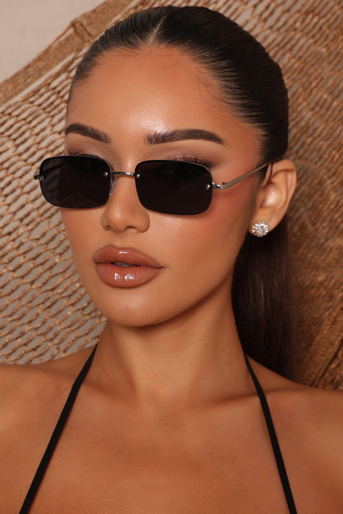 Liliana Square Sunglasses - Black Product Image