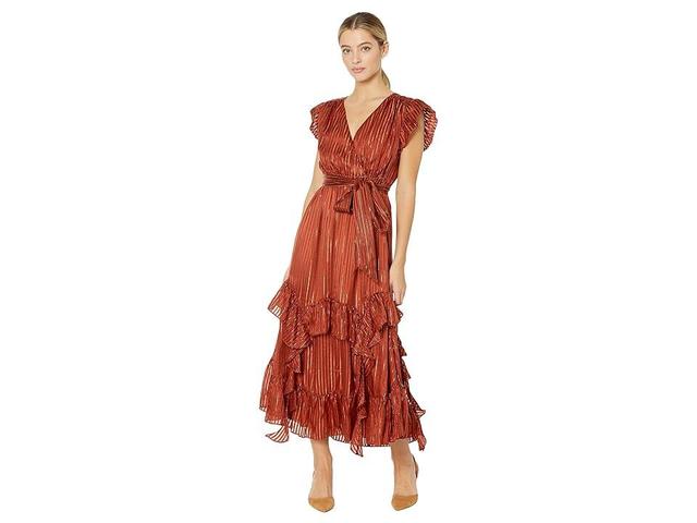 Marie Oliver Uma Dress (Clay) Women's Clothing Product Image