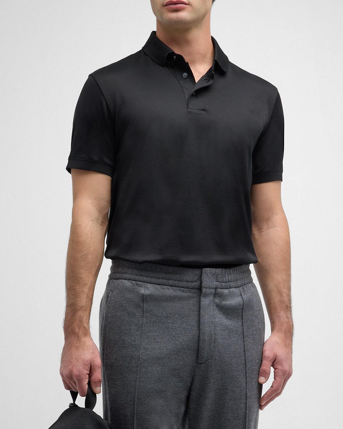 Emporio Armani Short Sleeve Polo Shirt Product Image