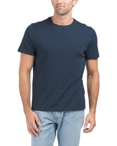 Short Sleeve Crew Neck Lux T-Shirt for Men Product Image