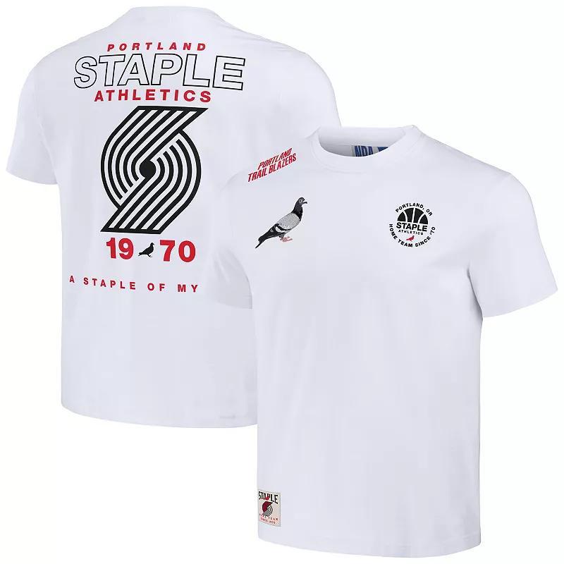 Mens NBA x Staple Portland Trail Blazers Home Team T-Shirt Product Image