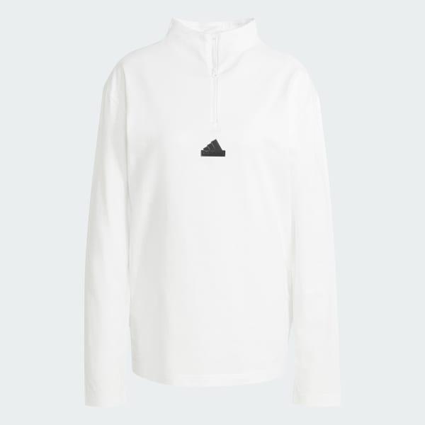 adiClub Long Sleeve Zip Jersey Product Image