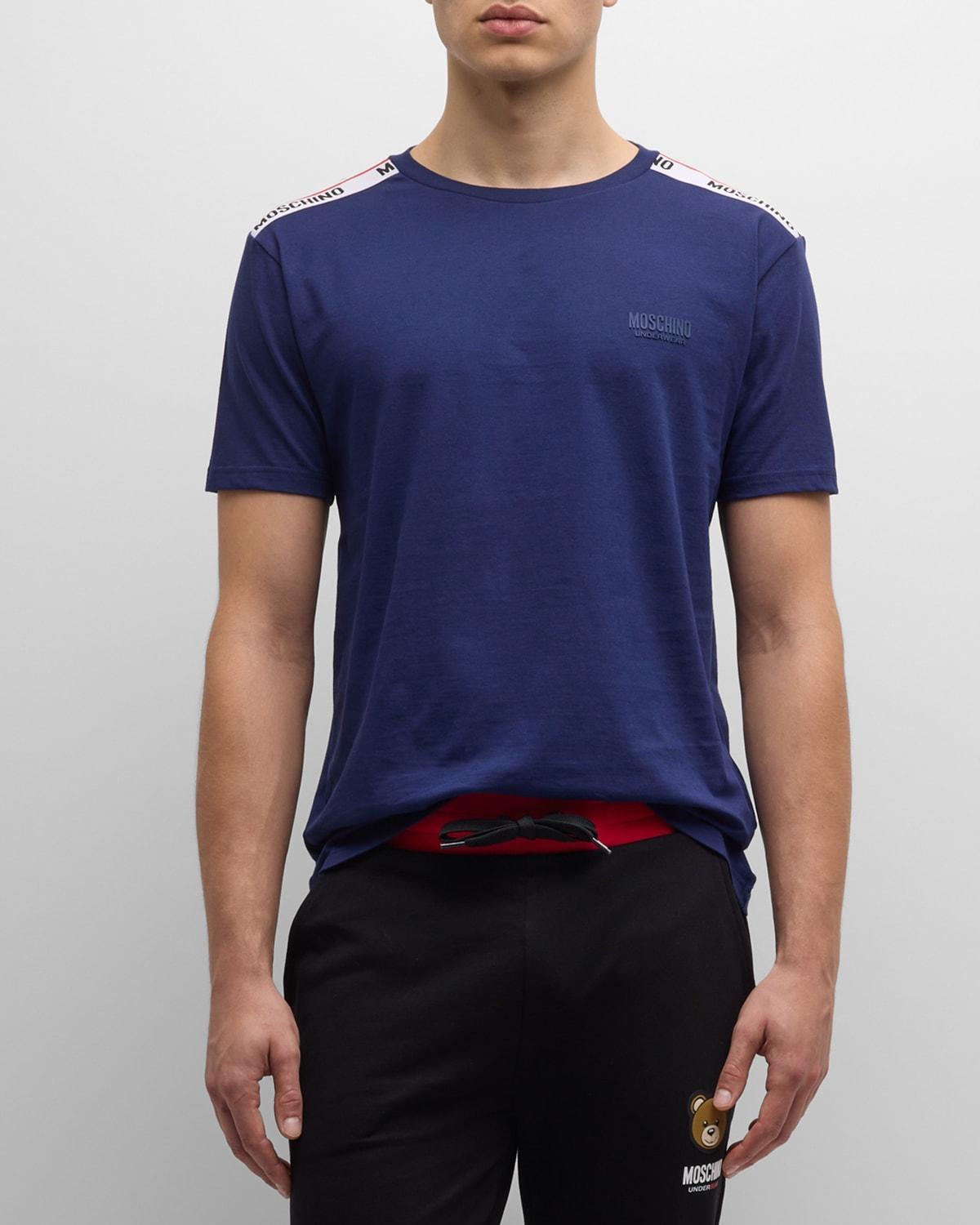 Mens T-Shirt with Logo Tape Product Image