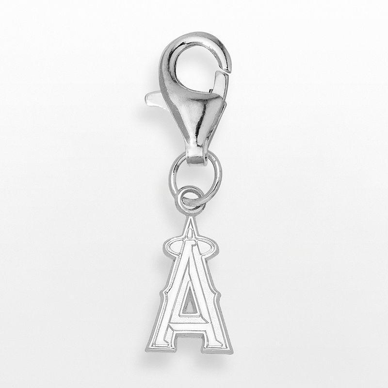 Los Angeles Angels of Anaheim Sterling Silver Logo Charm, Womens Product Image