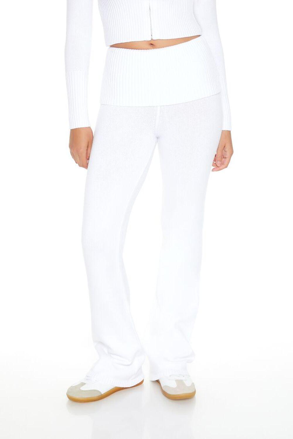 Sweater-Knit Bootcut Pants | Forever 21 Product Image