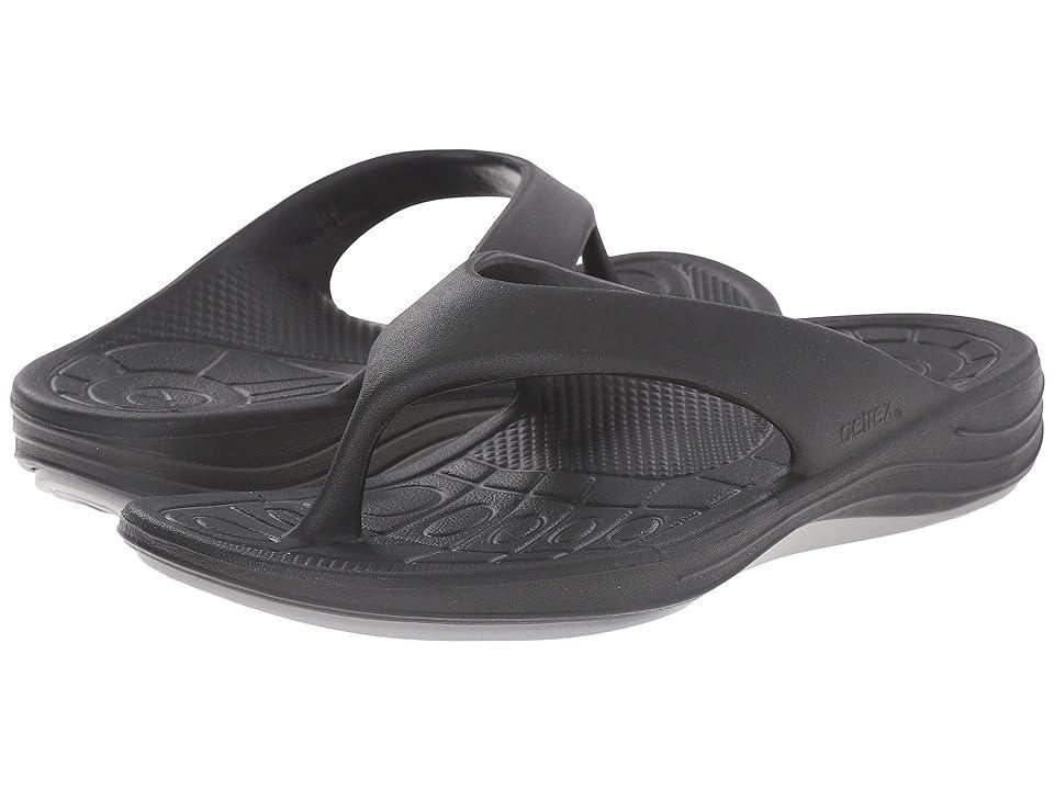 Aetrex Maui Flip (Black) Women's Sandals Product Image