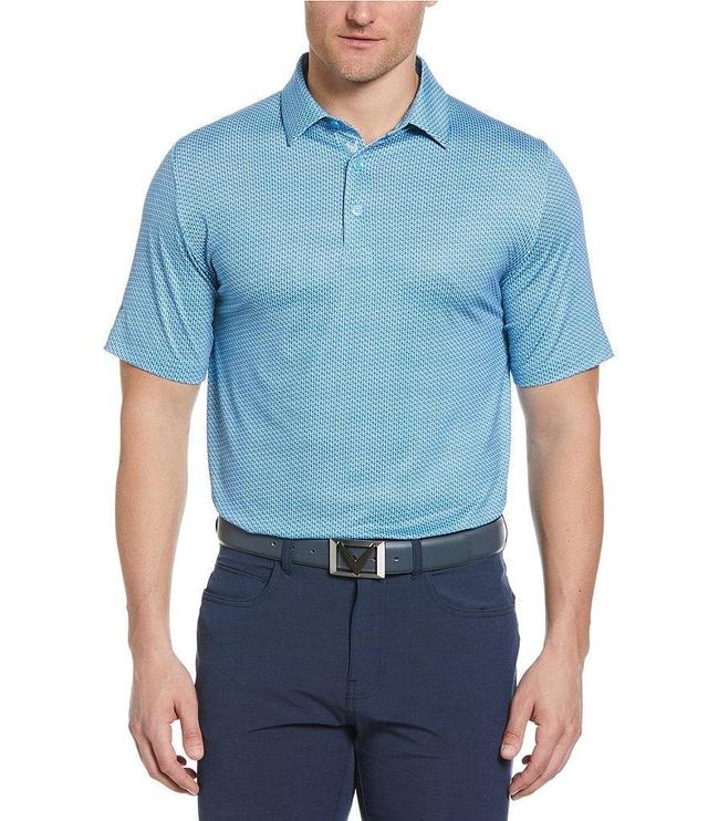 Callaway Short Sleeve Artisan Chevron Print Golf Polo Shirt Product Image