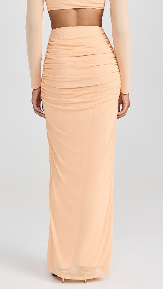 AFRM Bevin High Waisted Ankle Length Skirt | Shopbop Product Image