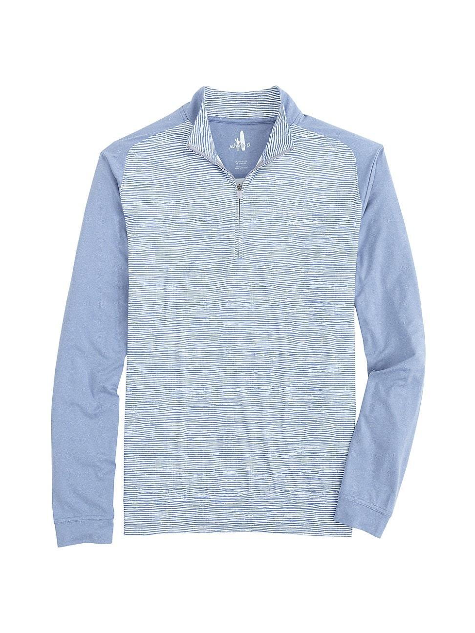 Mens Sasser Striped Half-Zip Sweatshirt Product Image