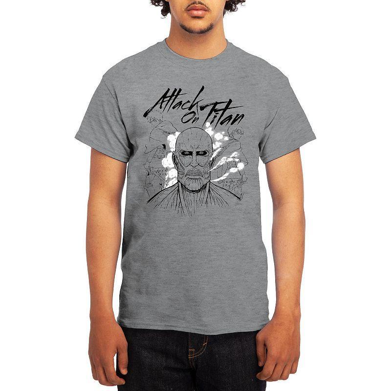 Mens Attack on Titan Tee, Boys Grey Kelly Product Image