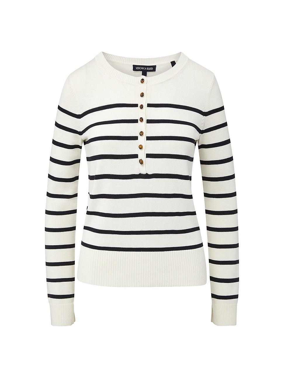 Womens Dianora Striped Knit Sweater Product Image