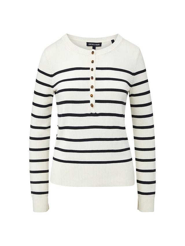 Womens Dianora Striped Knit Sweater Product Image