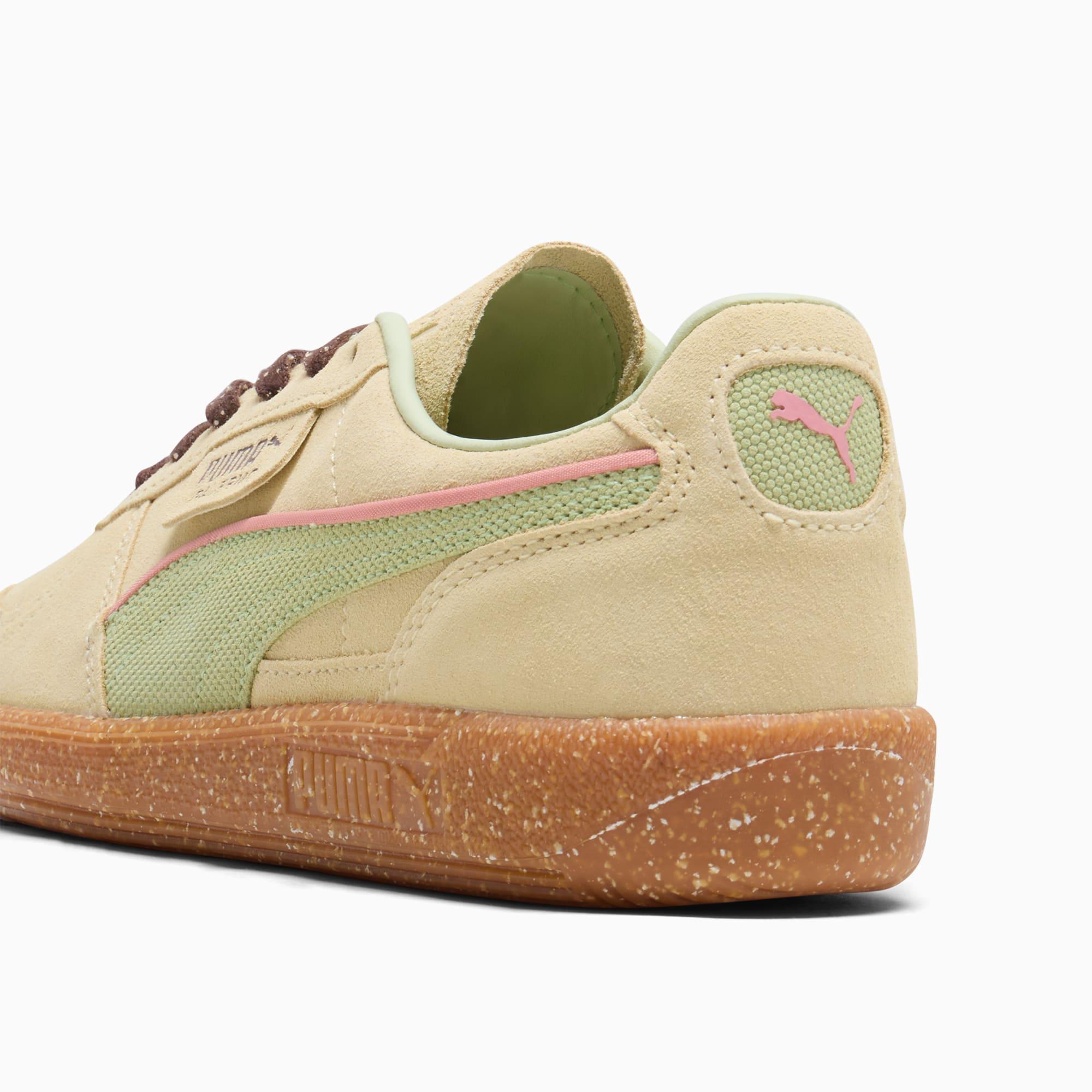 PUMA Palermo Cannoli Women's Sneakers in Creamy Vanilla/Pistachio Green/Gum Product Image