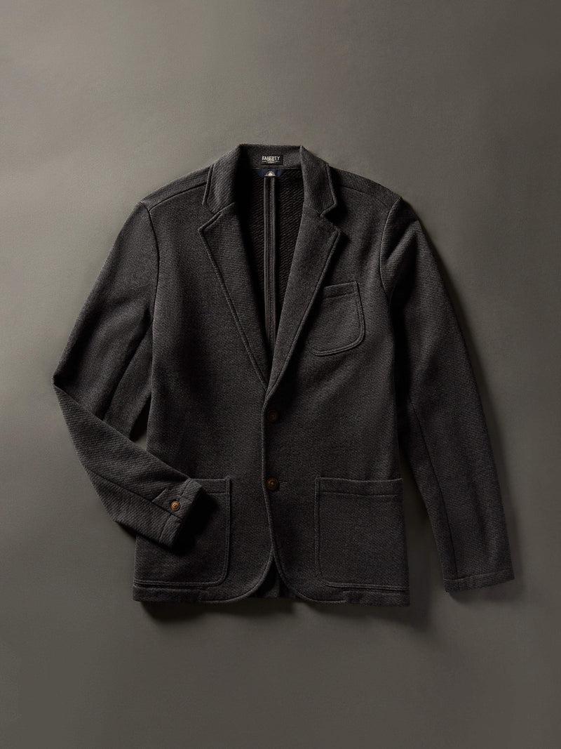 Inlet Knit Blazer - Black Sky Melange product image