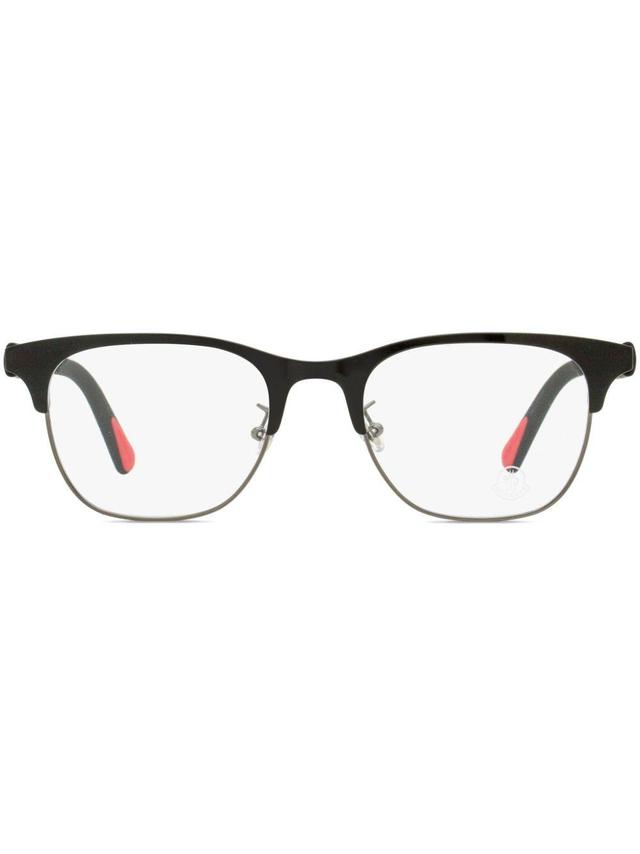 MONCLER Ml5193h Rectangle-frame Glasses In Schwarz Product Image