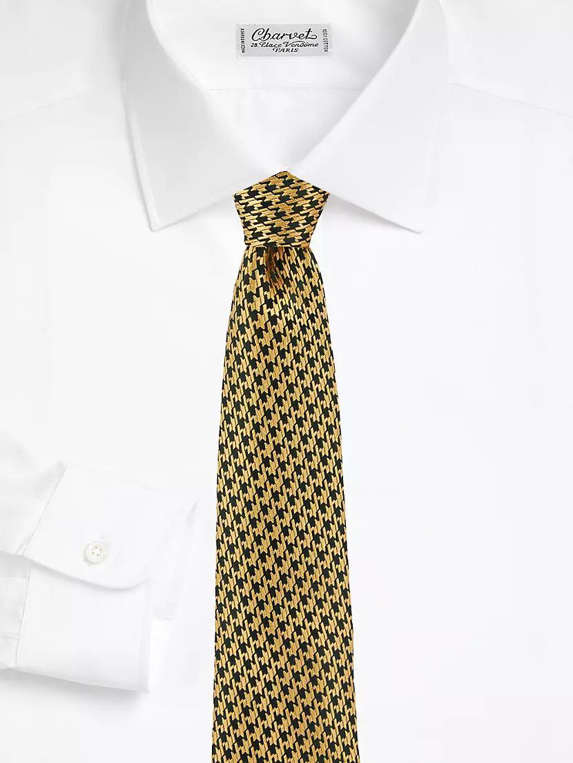 Houndstooth Silk Jacquard Tie Product Image