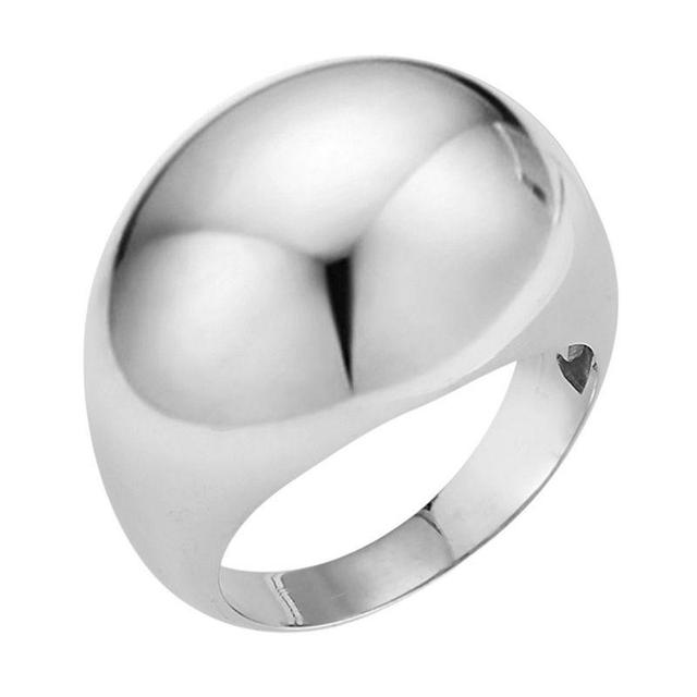 Sunkissed Sterling Bold Dome Ring, Womens Silver Tone Product Image