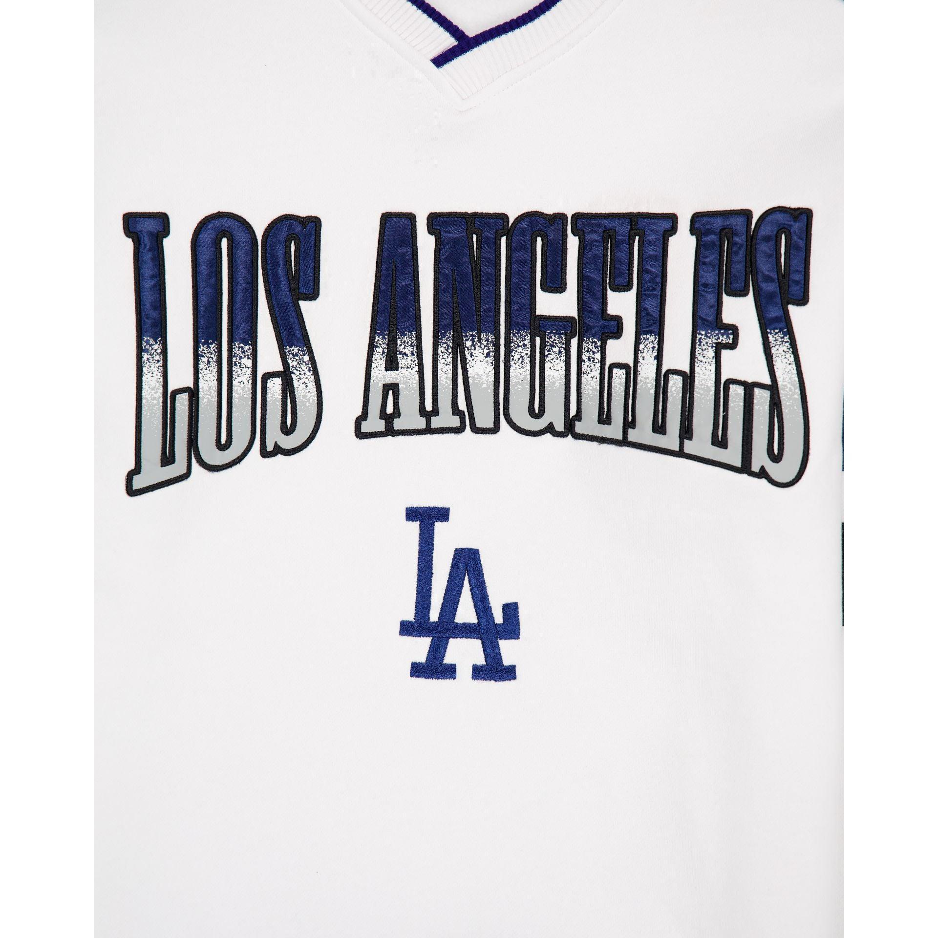 Los Angeles Dodgers Sport Classics White Crewneck Male Product Image