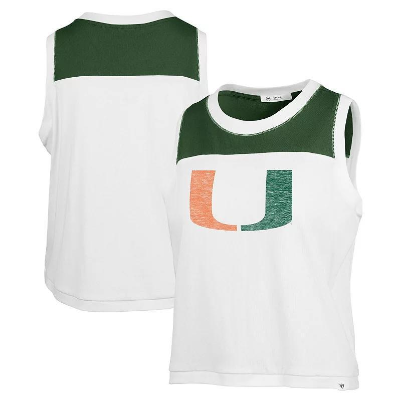 Womens 47 Miami Hurricanes Premier Zoey Waist Length Tank Top Product Image