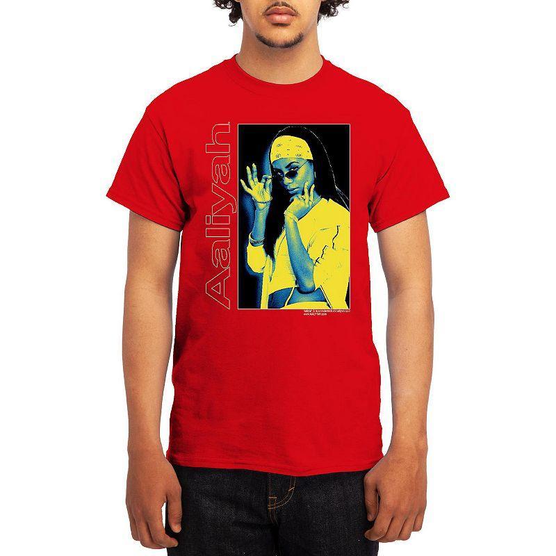 Mens Aaliyah Tee Grey Red Product Image