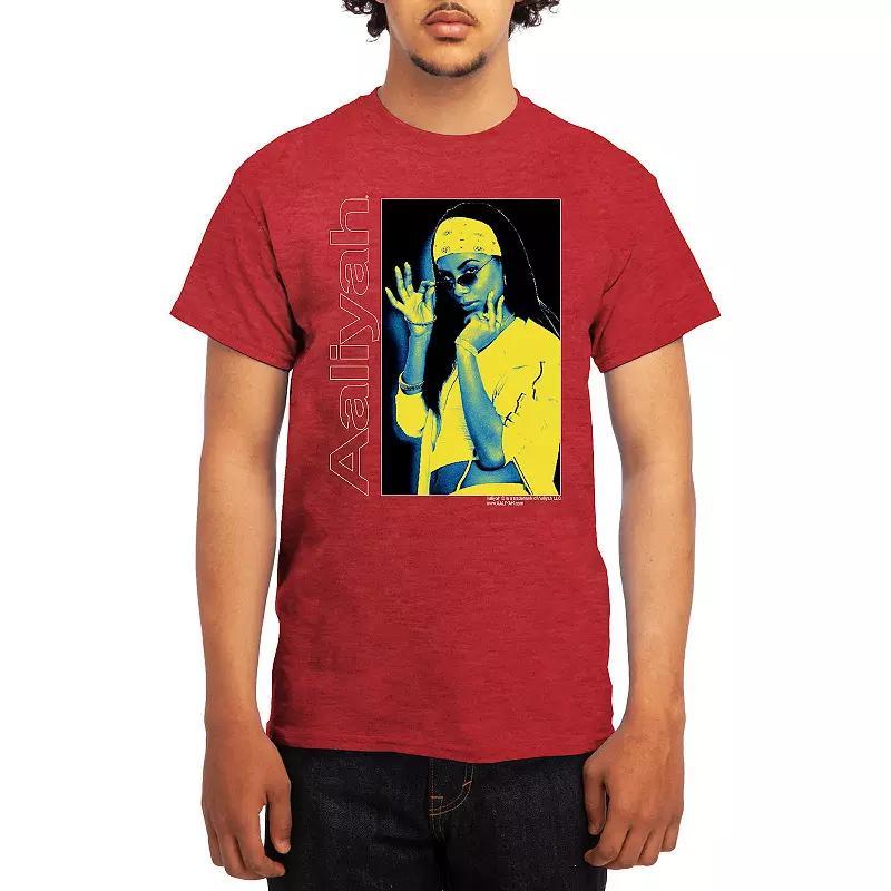 Mens Aaliyah Tee Grey Red Product Image