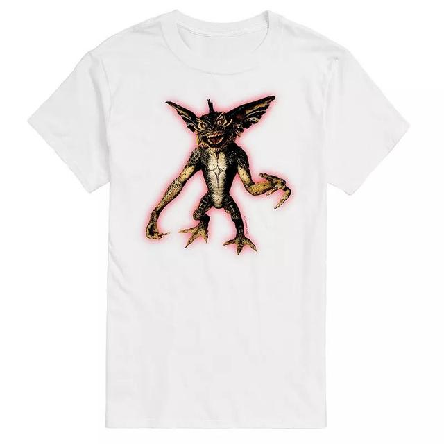 Big & Tall Gremlins Glowing Gremlin Graphic Tee, Mens White Product Image