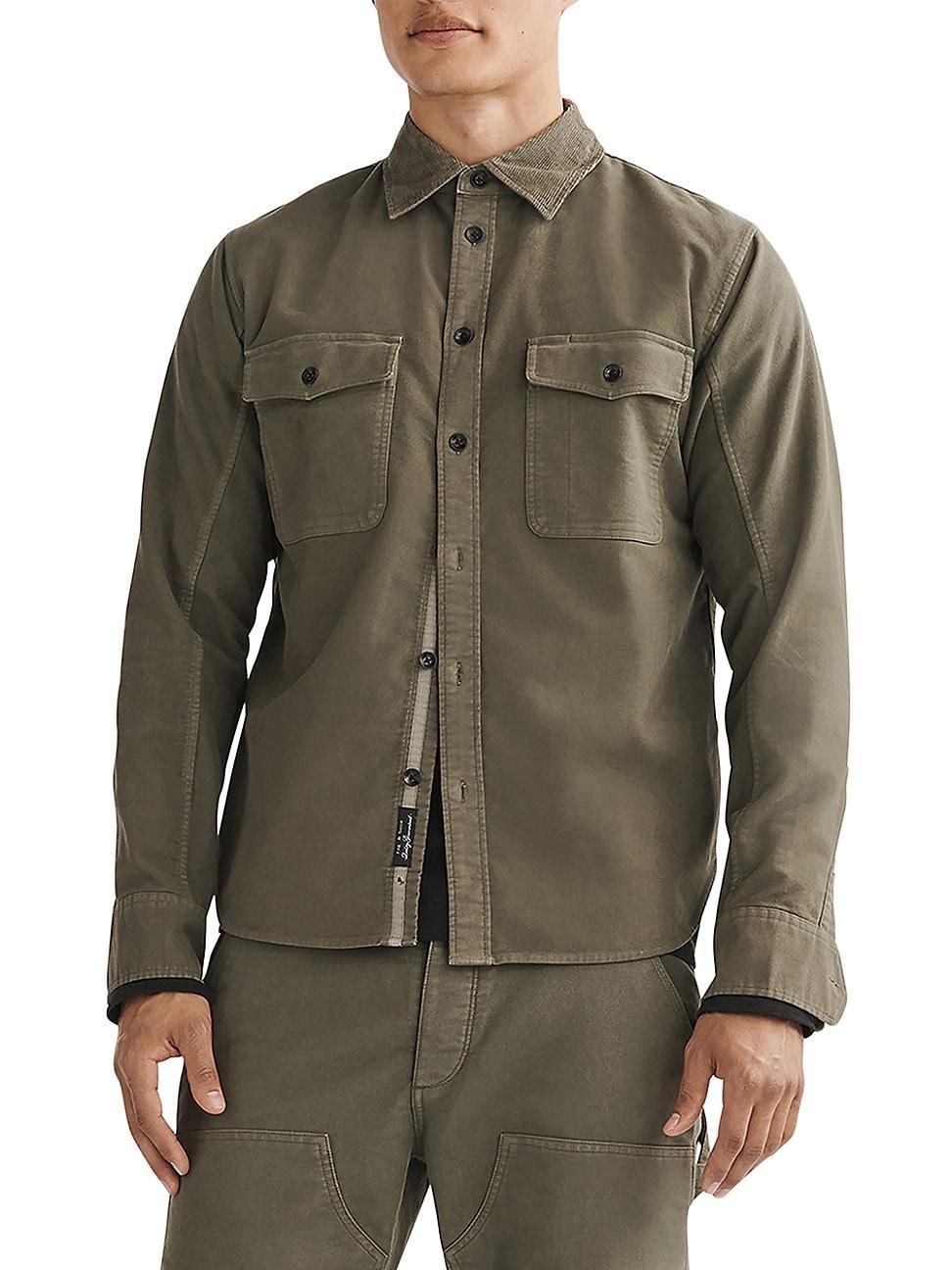 Mens Moleskin Shirt Jacket Product Image