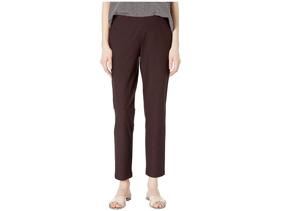 Eileen Fisher Slim Ankle Pants (Cassis) Women's Casual Pants Product Image