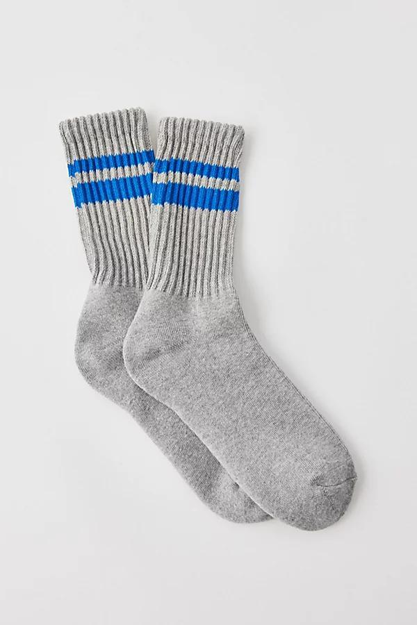 Athletic Striped Slouch Crew Sock Womens at Urban Outfitters Product Image