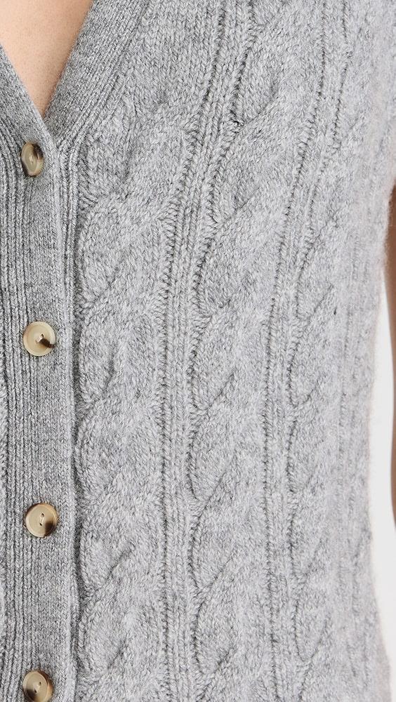 Vince Cable Button Vest | Shopbop Product Image