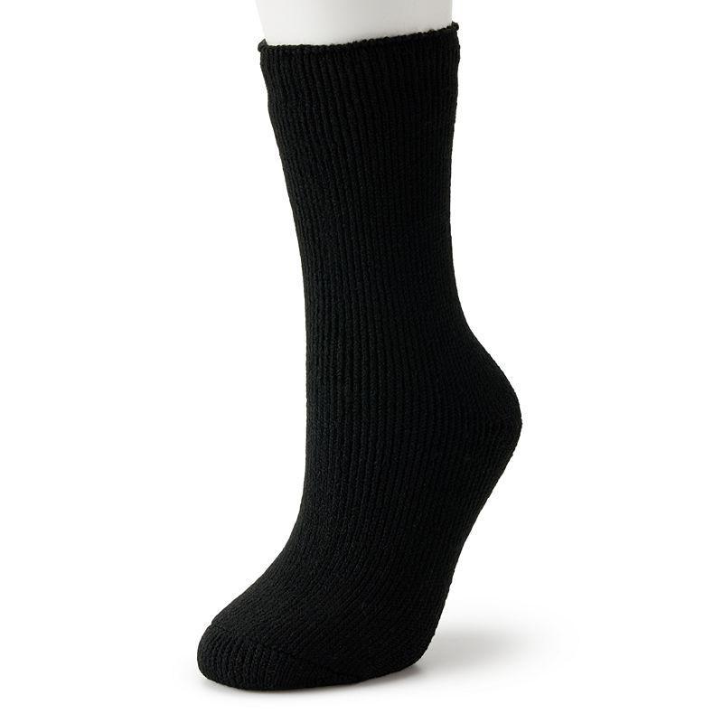 Heat Holders Womens Lite Dahlia Solid Crew Socks Product Image