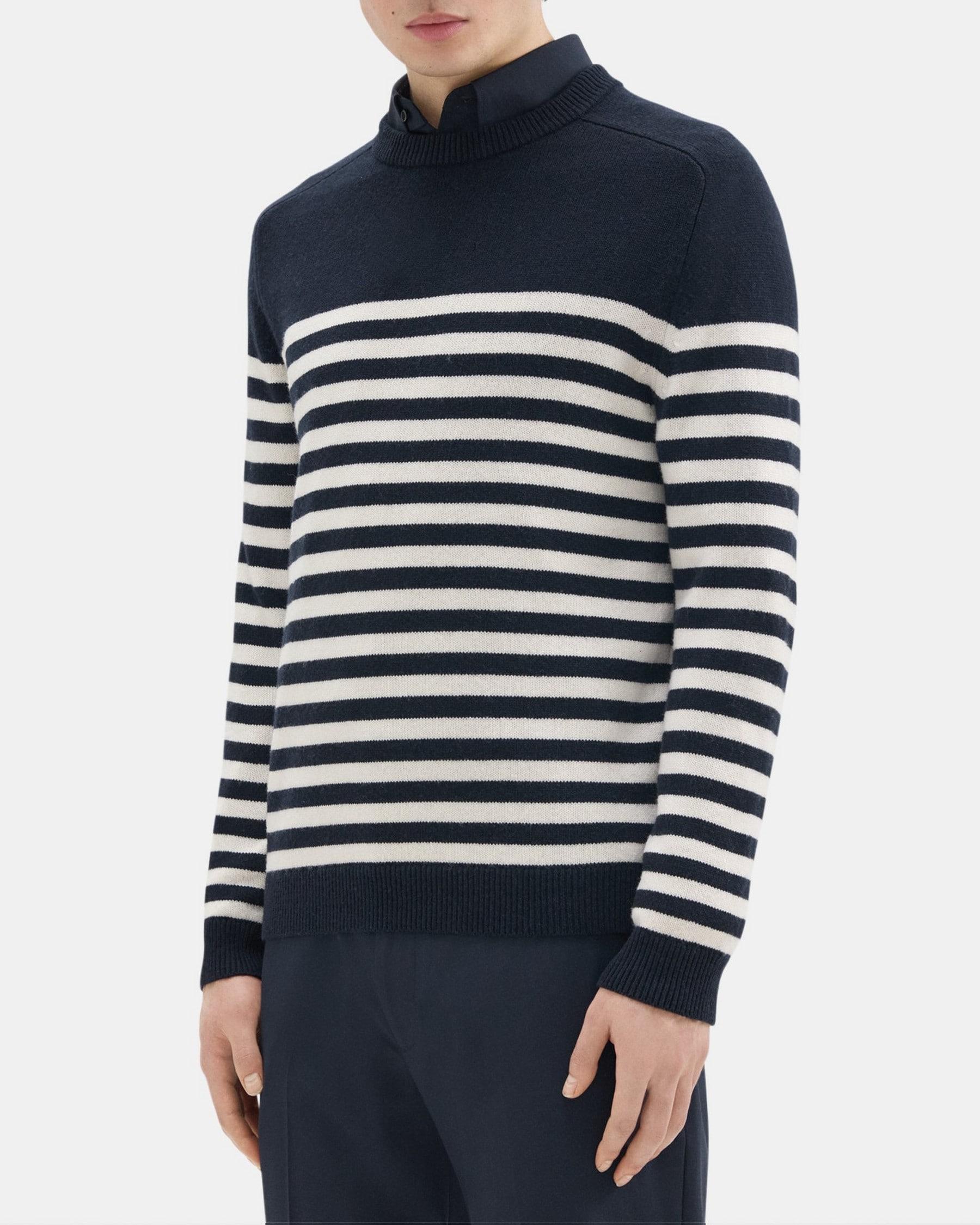 Striped Sweater in Wool-Cashmere Product Image