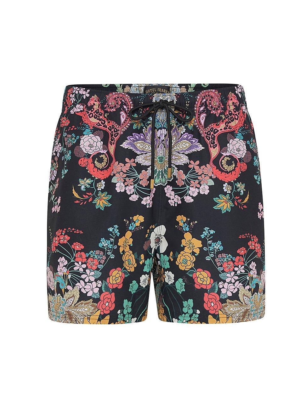 Mens Mid-Length Floral Board Shorts Product Image