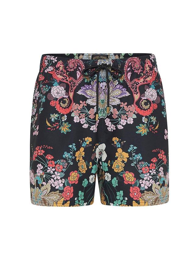 Mens Mid-Length Floral Board Shorts Product Image