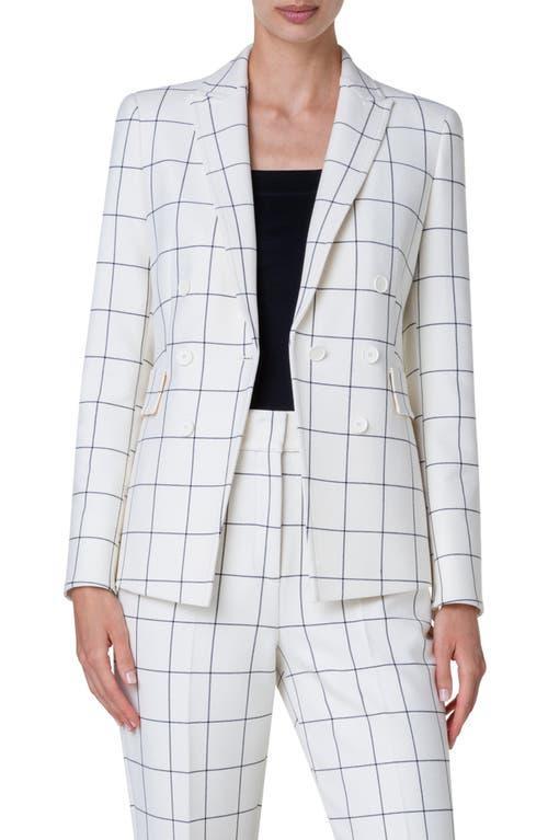 Womens Windowpane Check Blazer Product Image