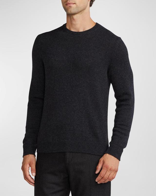 Mens Cashmere Crew Sweater Product Image