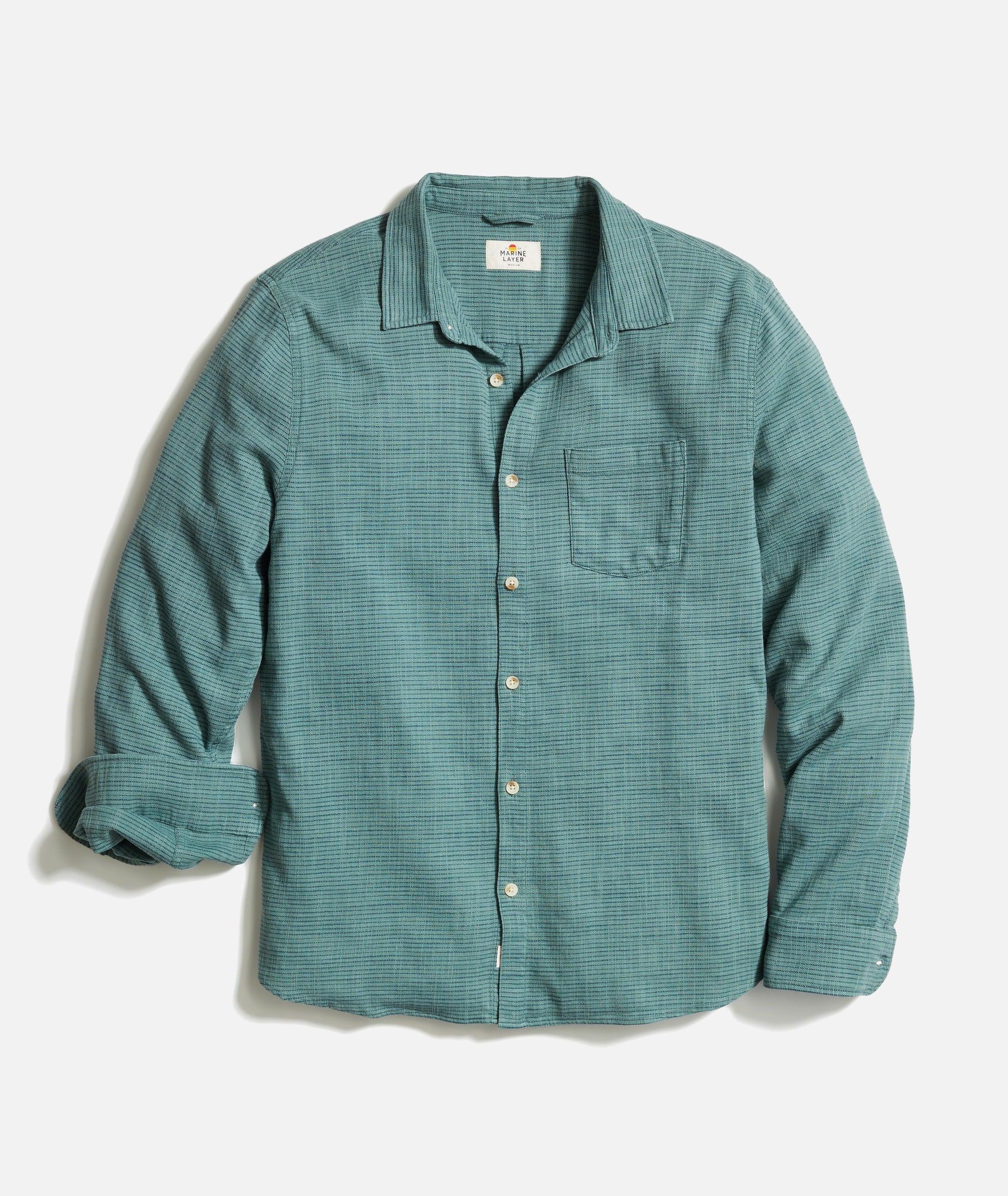 Stretch Selvage Long Sleeve Shirt Product Image