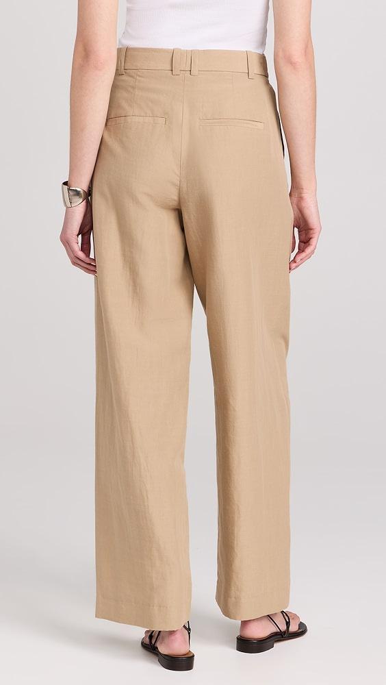 Vince High Waisted Casual Tailored Wide Leg Pants | Shopbop Product Image