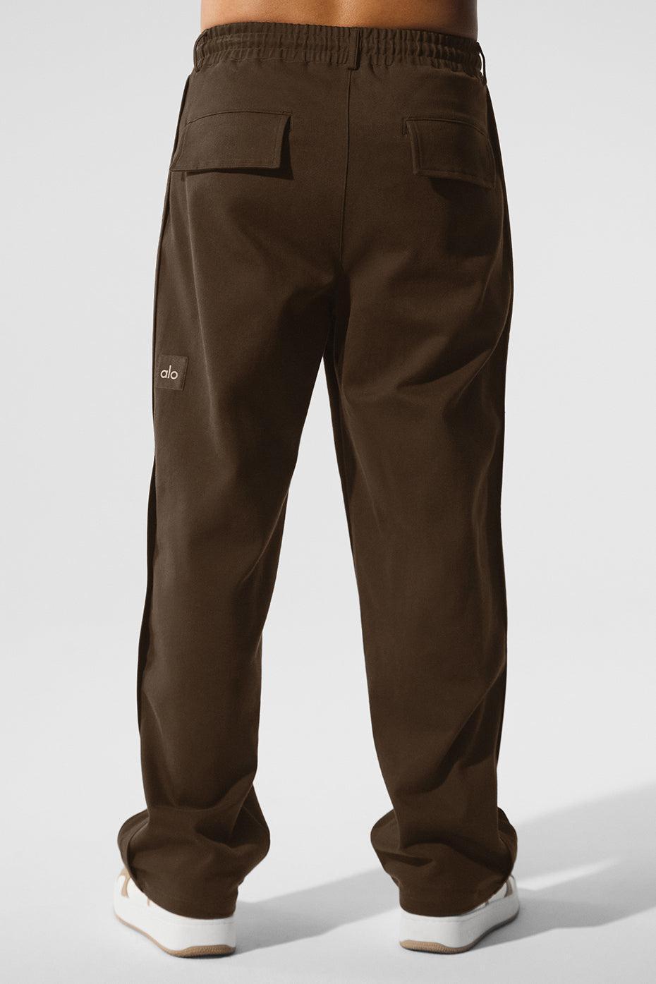 Edition Sueded Straight Leg Pant - Espresso Male Product Image