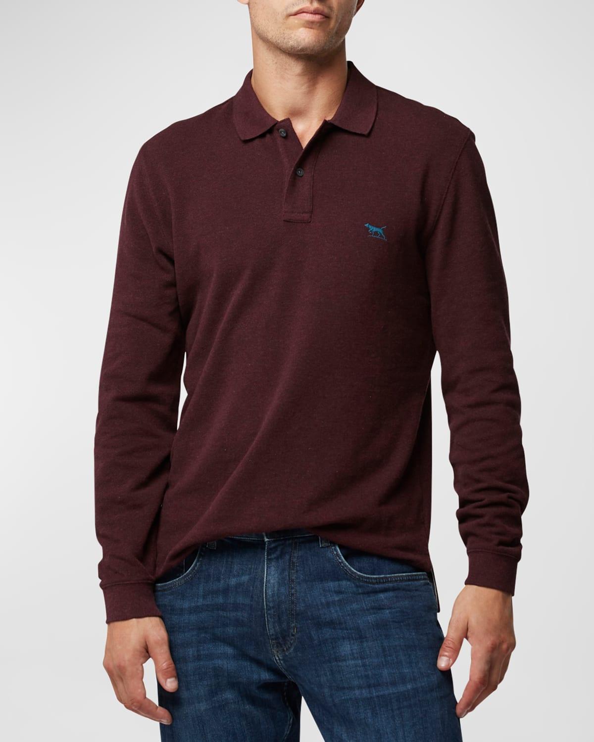 Rodd & Gunn Gunn Long Sleeve Polo Shirt Product Image