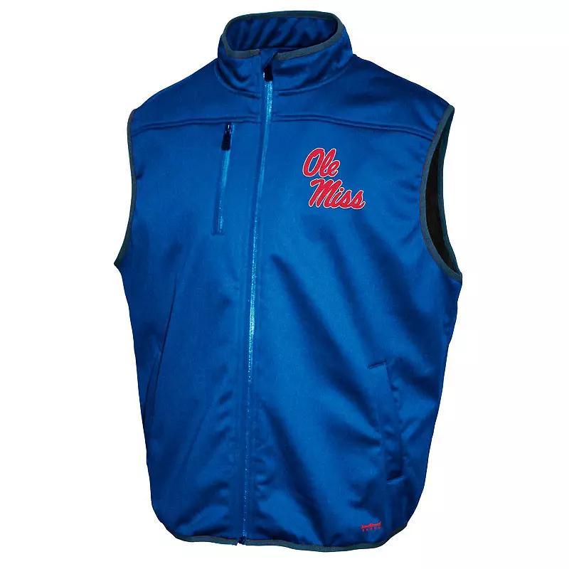 Mens Ole Miss Rebels Zip Up Softshell Vest Product Image