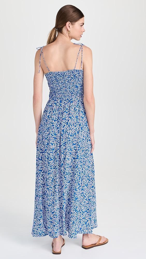 Madewell Smocked Tie Strap Midi Dress | Shopbop Product Image