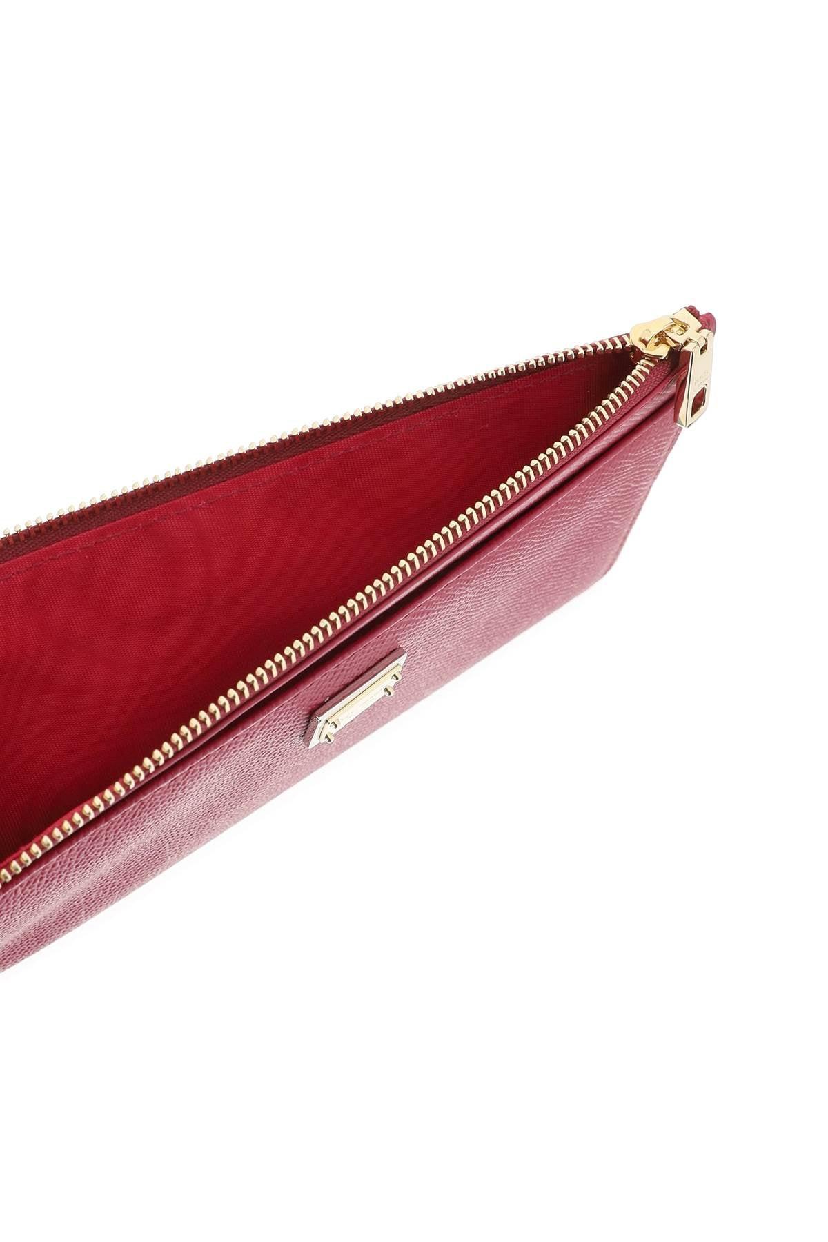 DOLCE & GABBANA Cardholder Pouch In Dauphine Calfskin Product Image