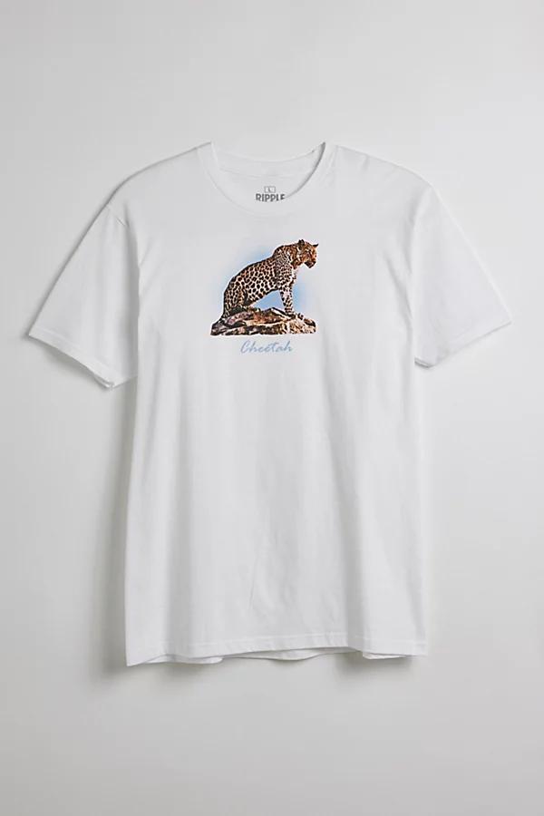 Cheetah Big Cat Graphic Tee Mens at Urban Outfitters Product Image