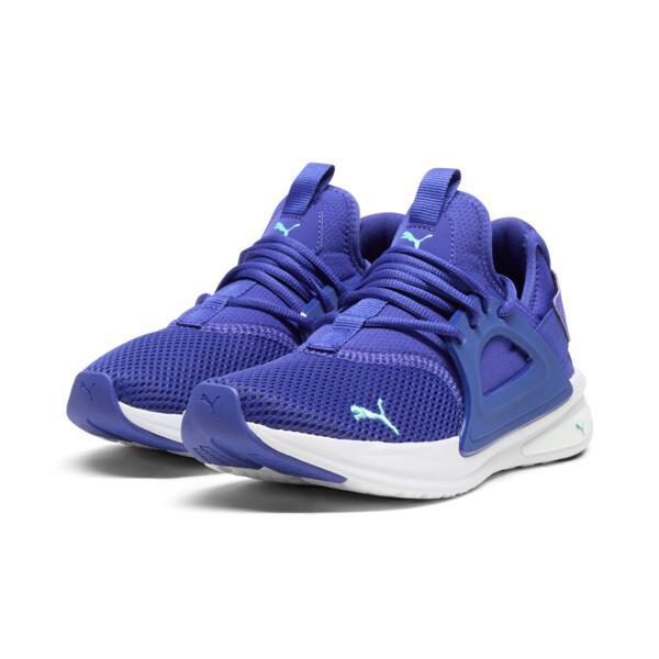 PUMA Softride Enzo Evo Women's Running Shoes in Lapis Lazuli/Electric Peppermint Product Image