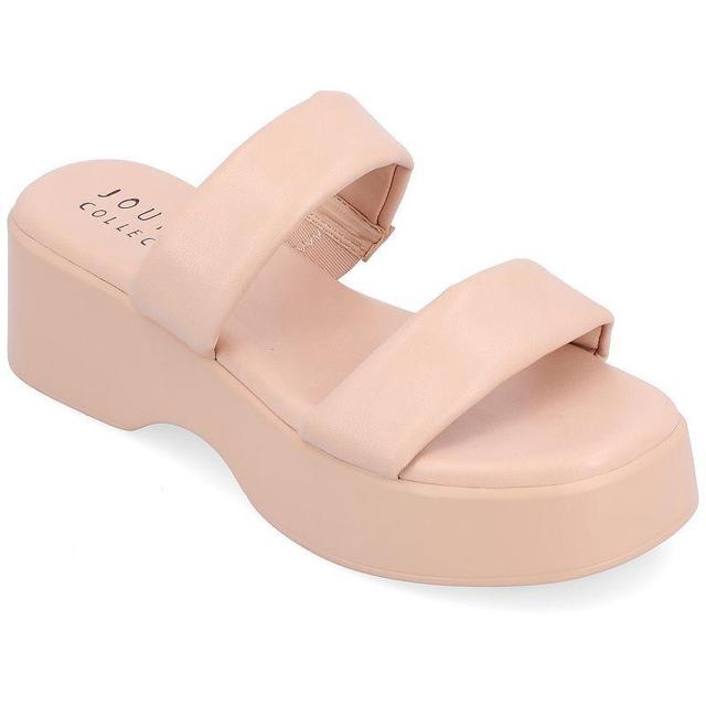 Journee Collection Veradie Tru Comfort Foam Womens Slide Platform Sandals Product Image