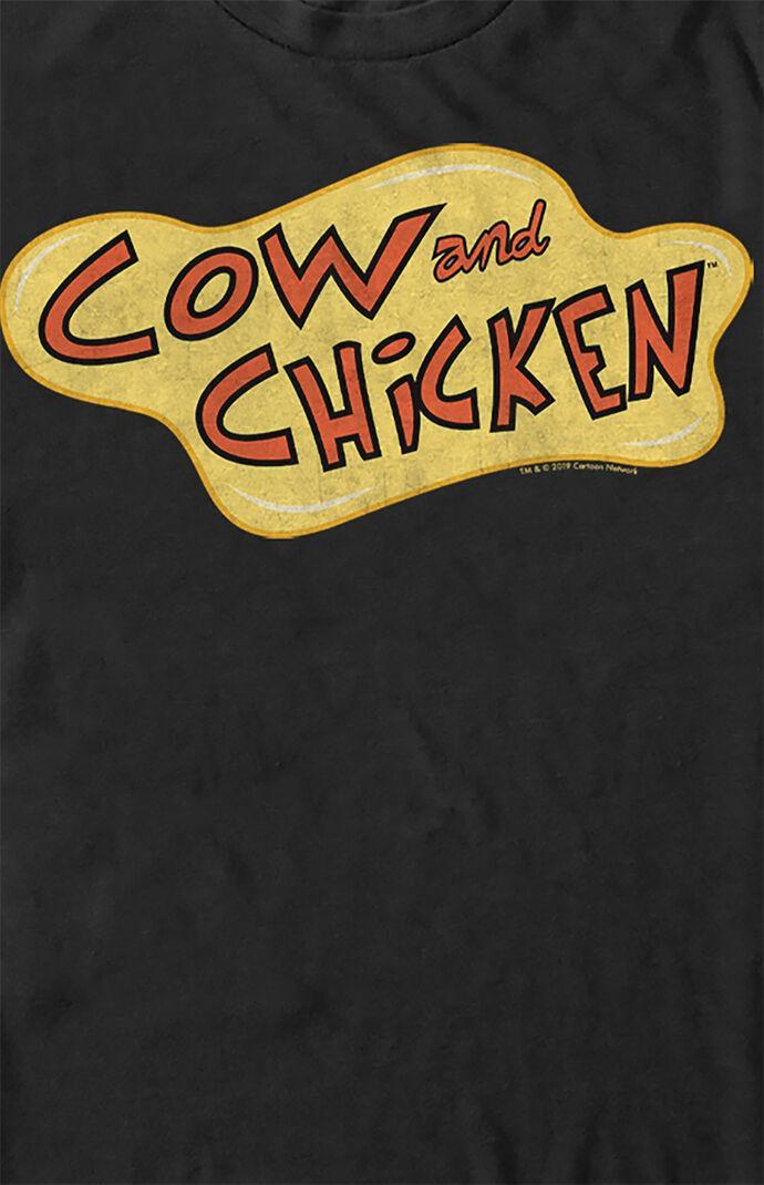 Men's Cow And Chicken Logo T-Shirt Product Image