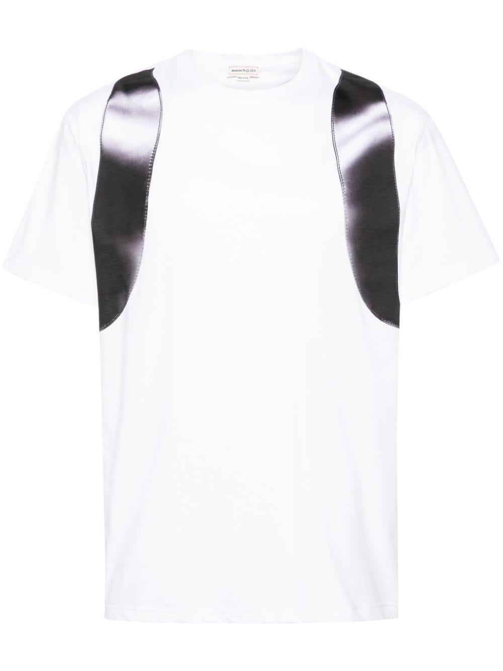 Photograph-print Cotton T-shirt In Weiss Product Image